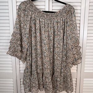 Floral Off-Shoulder Dress from boutique
